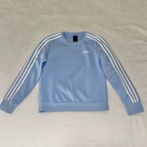 Light blue adidas crewneck (small)